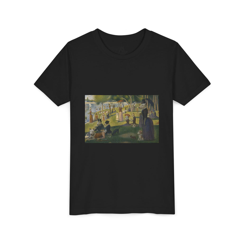 Bull Terrier A Sunday Afternoon on La Grande Jatte — after Georges Seurat, 1886 | Youth Tee