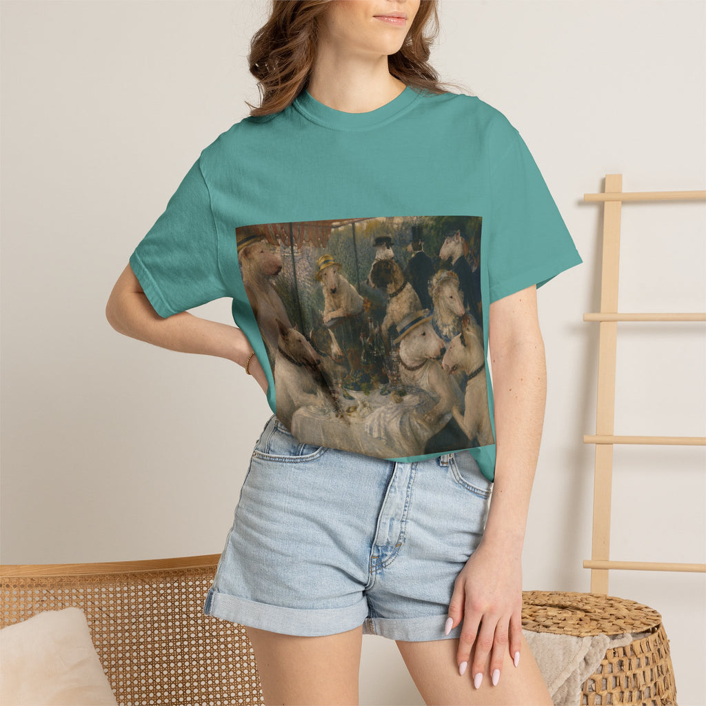 Bull Terrier Luncheon of the Boating Party — after Pierre-Auguste Renoir, 1881 | Garment-Dyed Tee