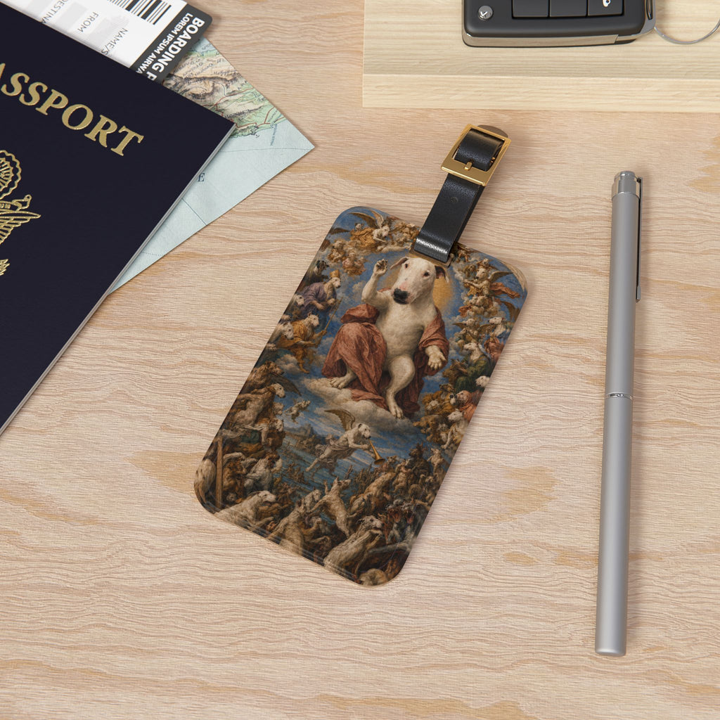 Bull Terrier The Last Judgement — after Michelangelo, 1541 | Luggage Tag
