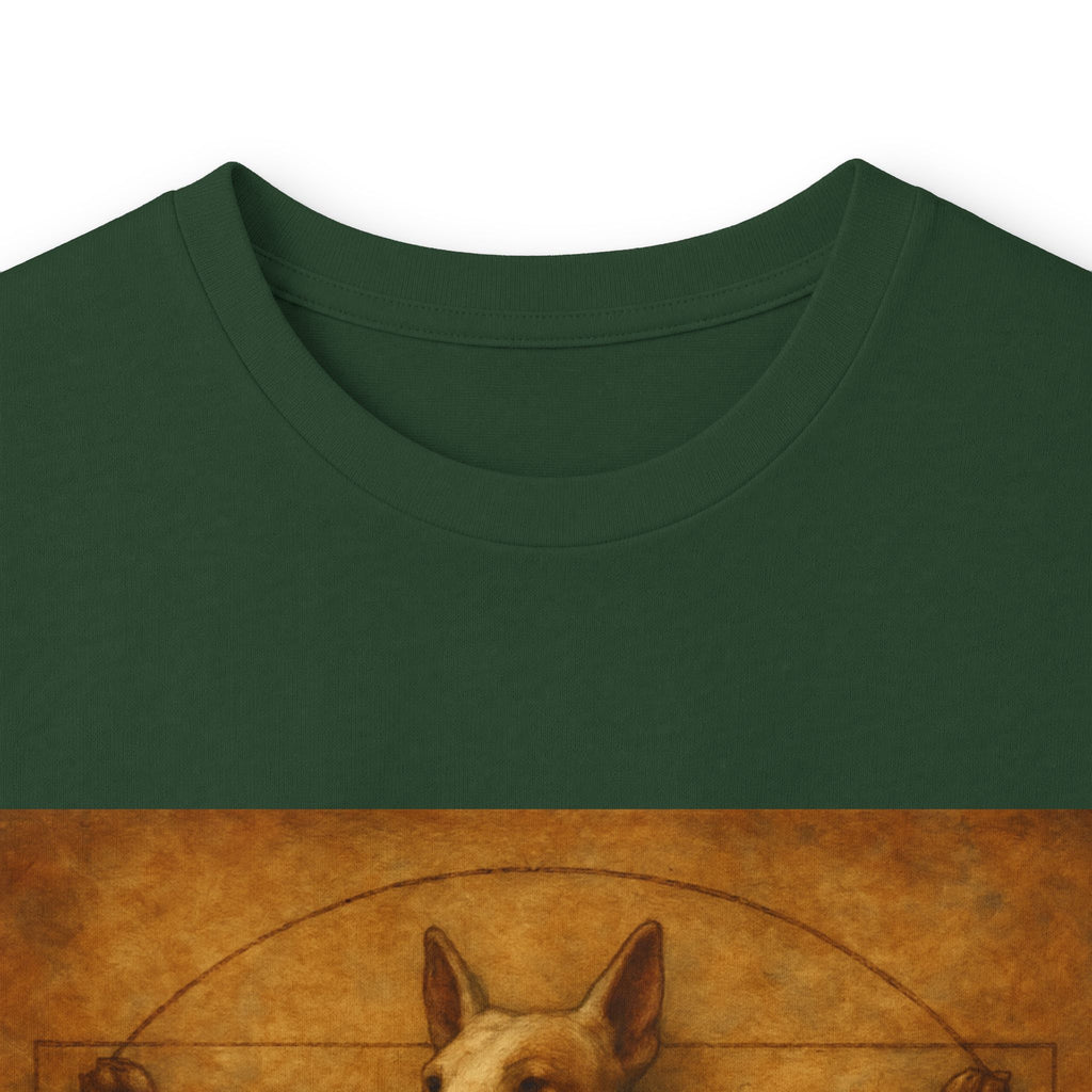 Bull Terrier Vitruvian Man — after Leonardo da Vinci, c.1490 | Long Sleeve