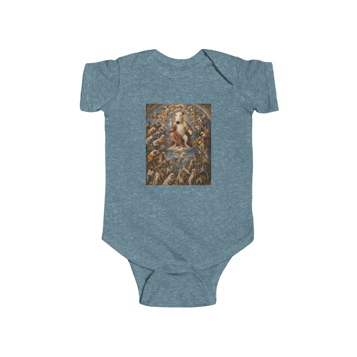 Bull Terrier The Last Judgement — after Michelangelo, 1541 | Bodysuit