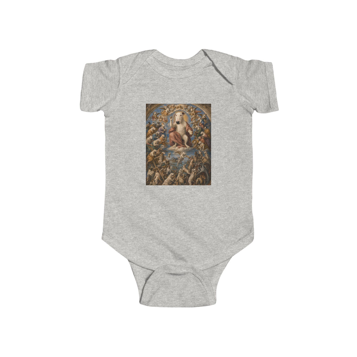 Bull Terrier The Last Judgement — after Michelangelo, 1541 | Bodysuit