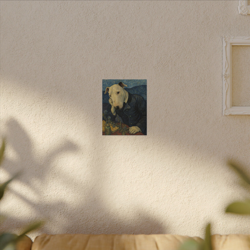 Bull Terrier Portrait of Doctor Gachet — after Vincent van Gogh, 1890 | Canvas