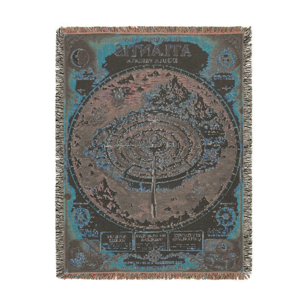 Atlantis, The Forbidden Atlas Plate III | Blanket