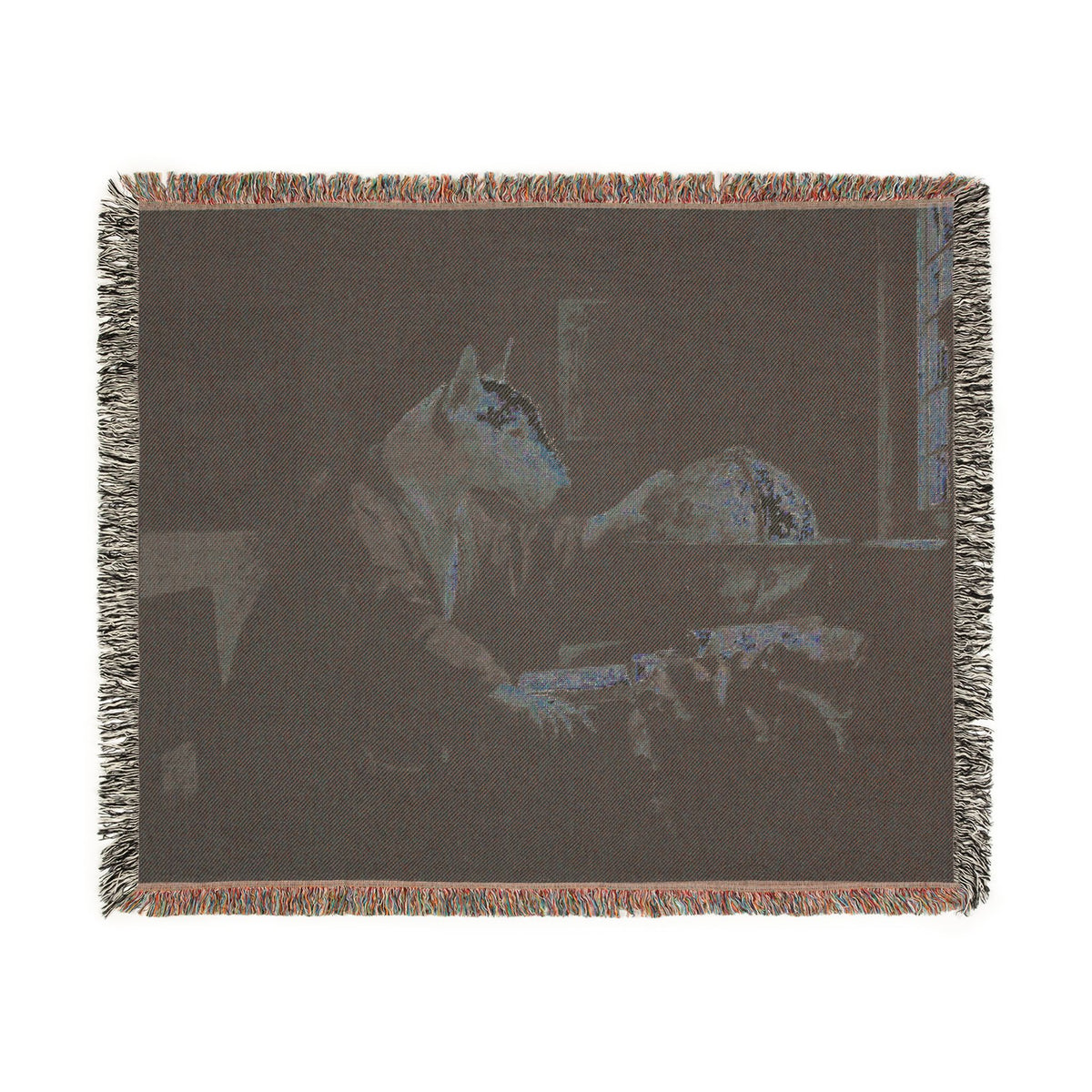 Bull Terrier The Astronomer — after Johannes Vermeer, 1668 | Blanket