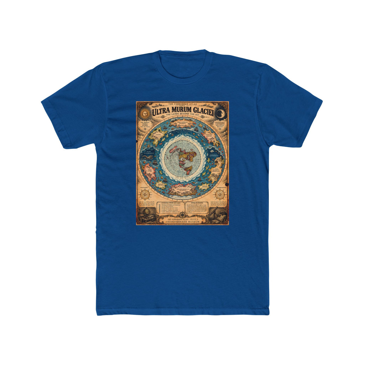 Ultra Murum Glaciei, The Forbidden Atlas Plate II | Unisex Cotton Crew Tee