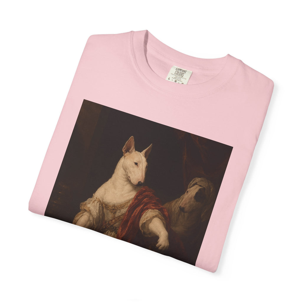 Bull Terrier Judith with the Head of Holofernes — after David Teniers the Younger, 1650s | Garment-Dyed Tee