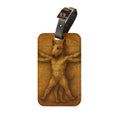 Bull Terrier Vitruvian Man — after Leonardo da Vinci, c.1490 | Luggage Tag
