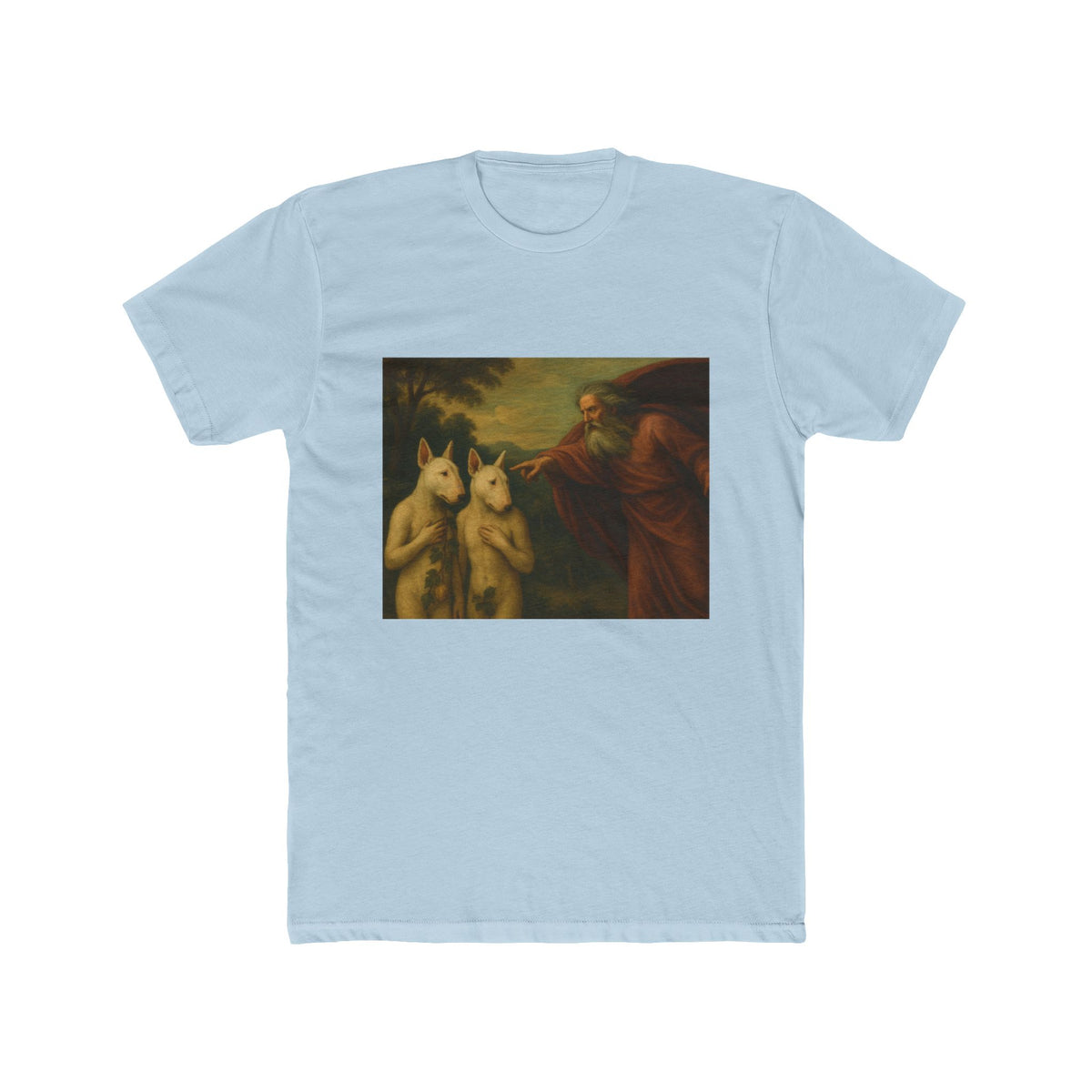 Bull Terrier The Rebuke Of Adam And Eve — after Domenichino, 1626 | Tee
