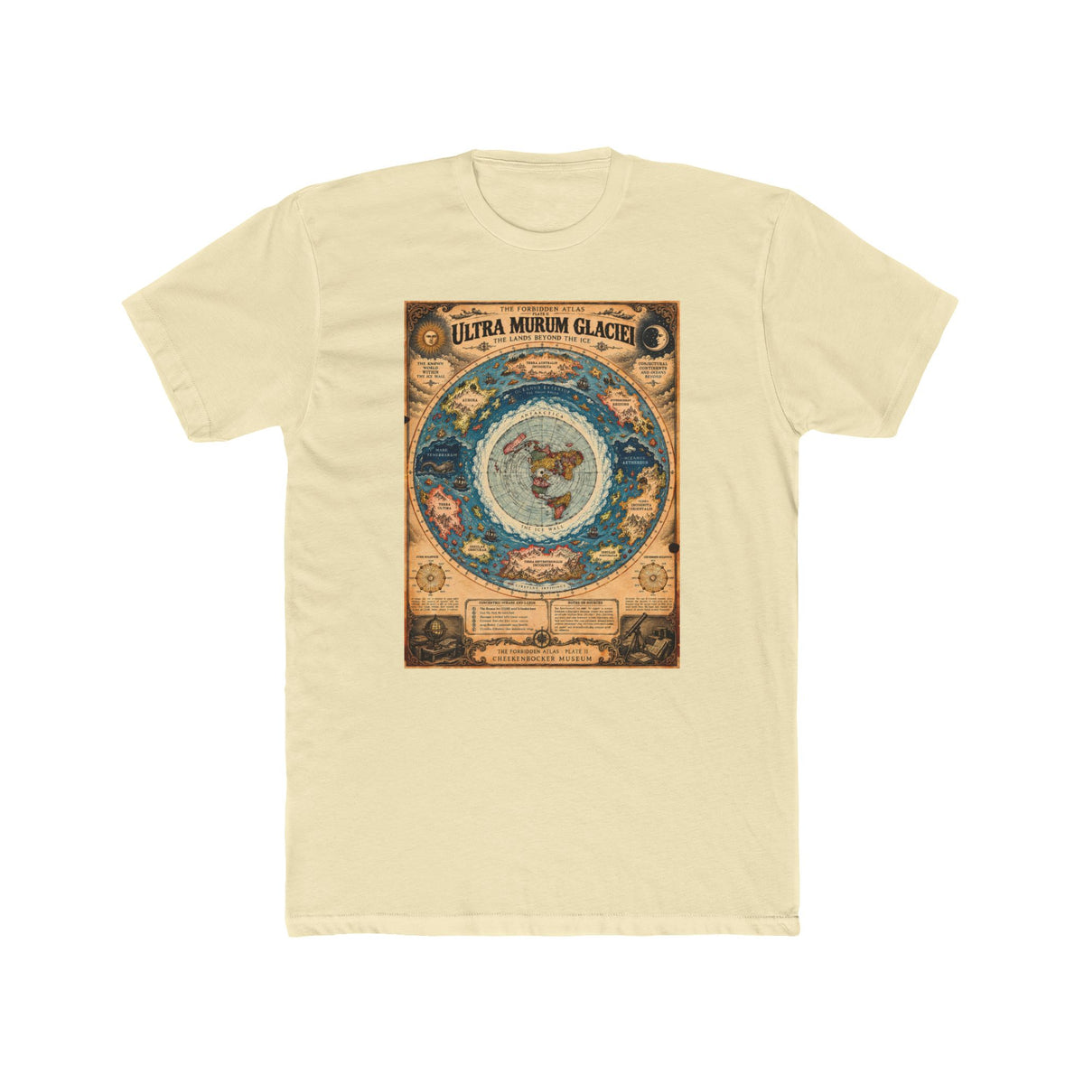 Ultra Murum Glaciei, The Forbidden Atlas Plate II | Unisex Cotton Crew Tee