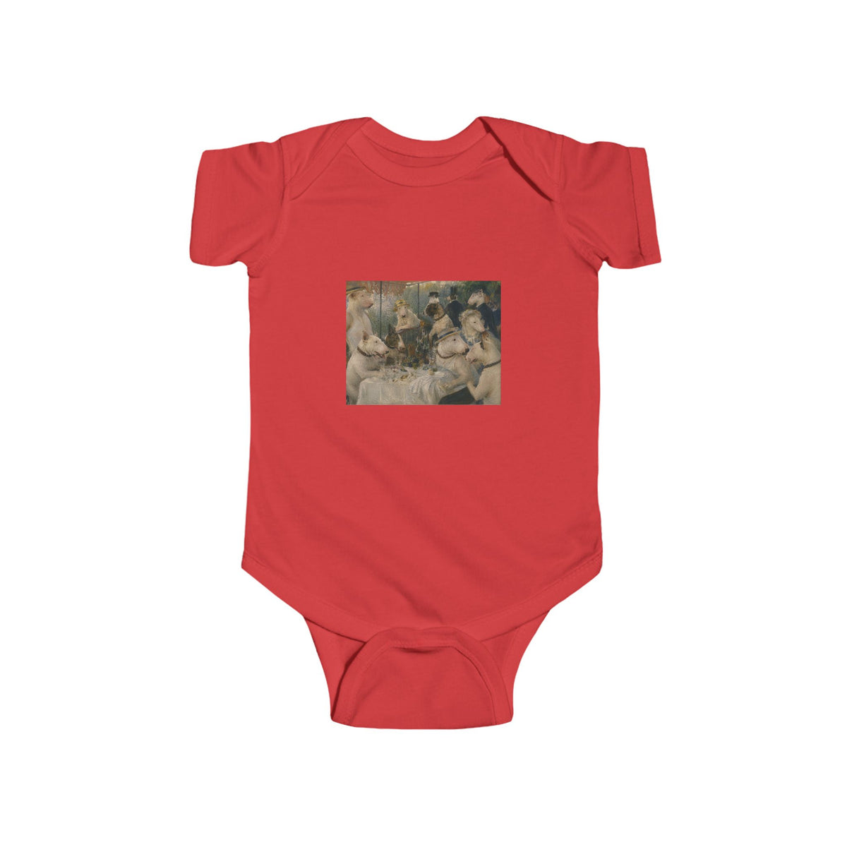Bull Terrier Luncheon of the Boating Party — after Pierre-Auguste Renoir, 1881 | Bodysuit