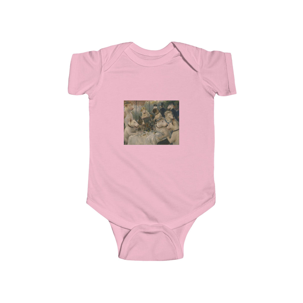 Bull Terrier Luncheon of the Boating Party — after Pierre-Auguste Renoir, 1881 | Bodysuit