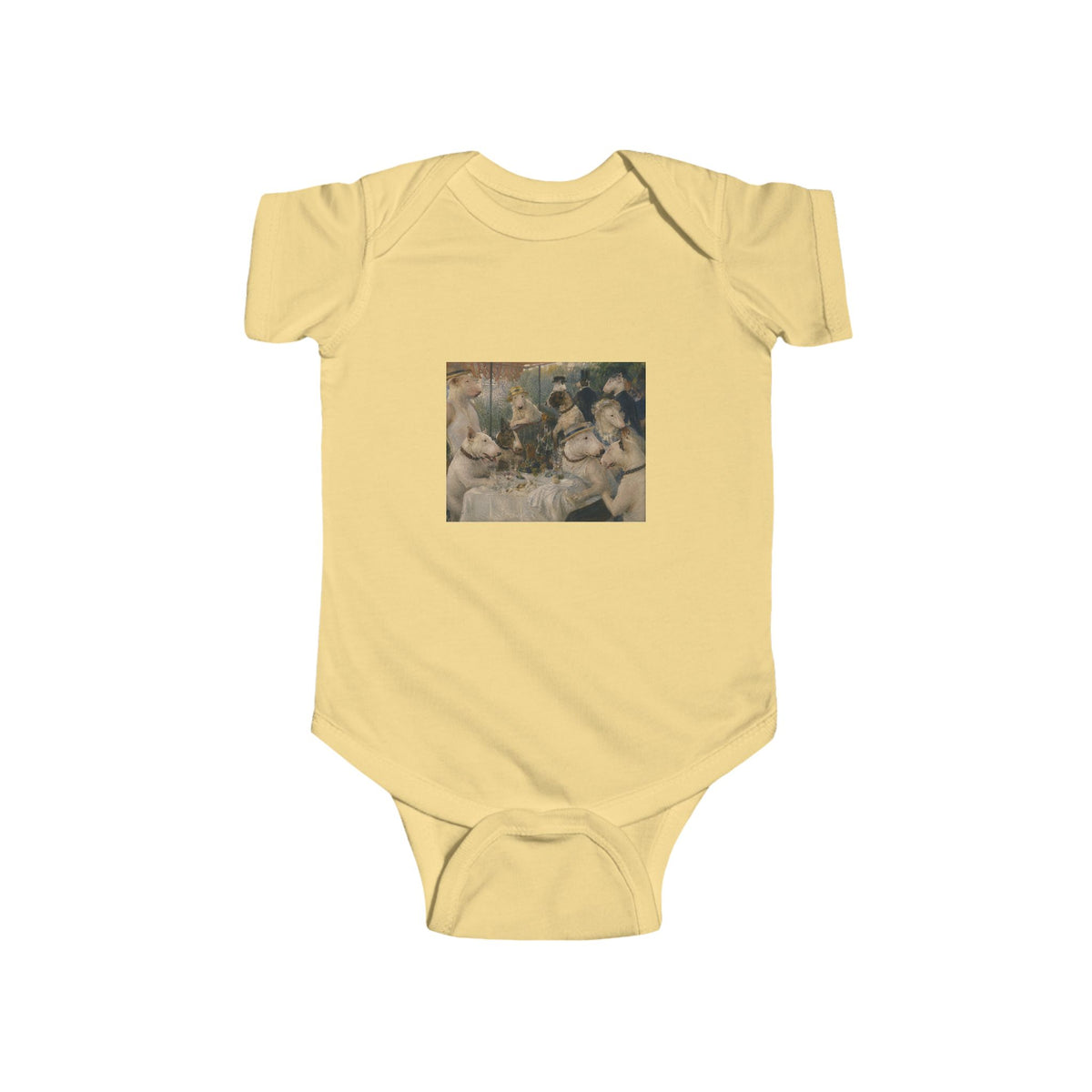 Bull Terrier Luncheon of the Boating Party — after Pierre-Auguste Renoir, 1881 | Bodysuit
