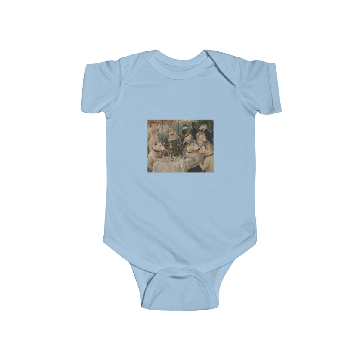 Bull Terrier Luncheon of the Boating Party — after Pierre-Auguste Renoir, 1881 | Bodysuit
