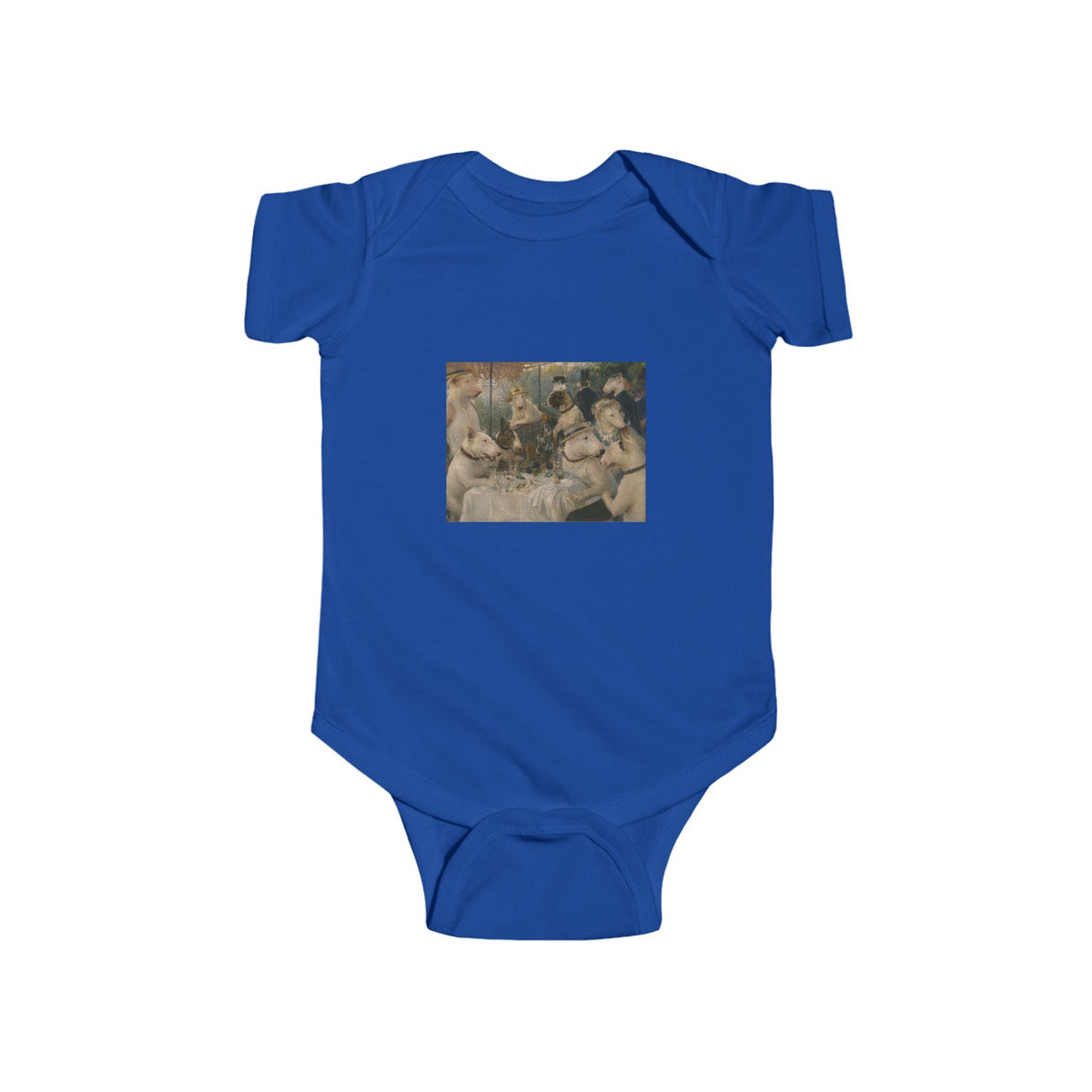 Bull Terrier Luncheon of the Boating Party — after Pierre-Auguste Renoir, 1881 | Bodysuit