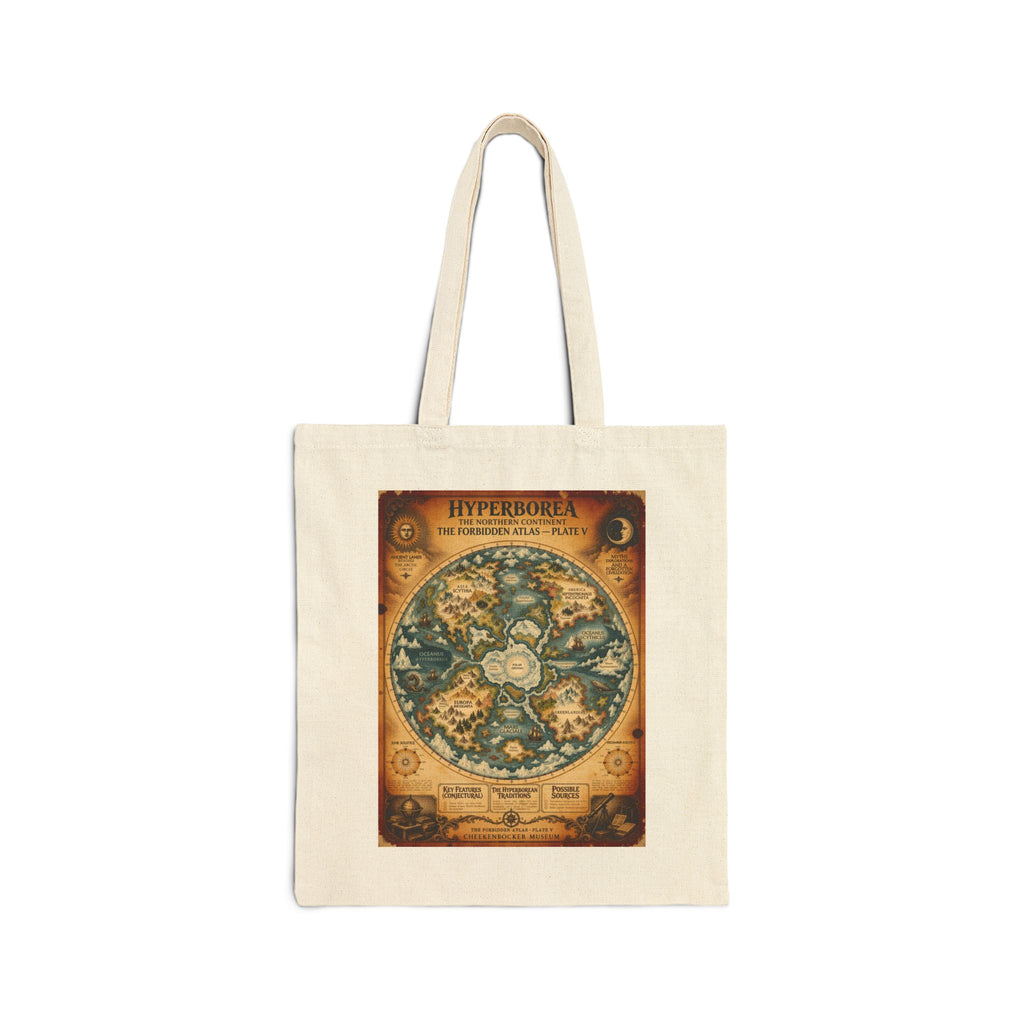 Hyperborea, The Forbidden Atlas Plate V | Canvas Tote