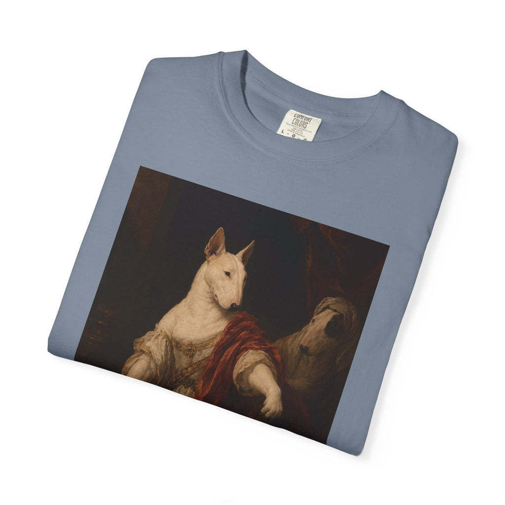 Bull Terrier Judith with the Head of Holofernes — after David Teniers the Younger, 1650s | Garment-Dyed Tee