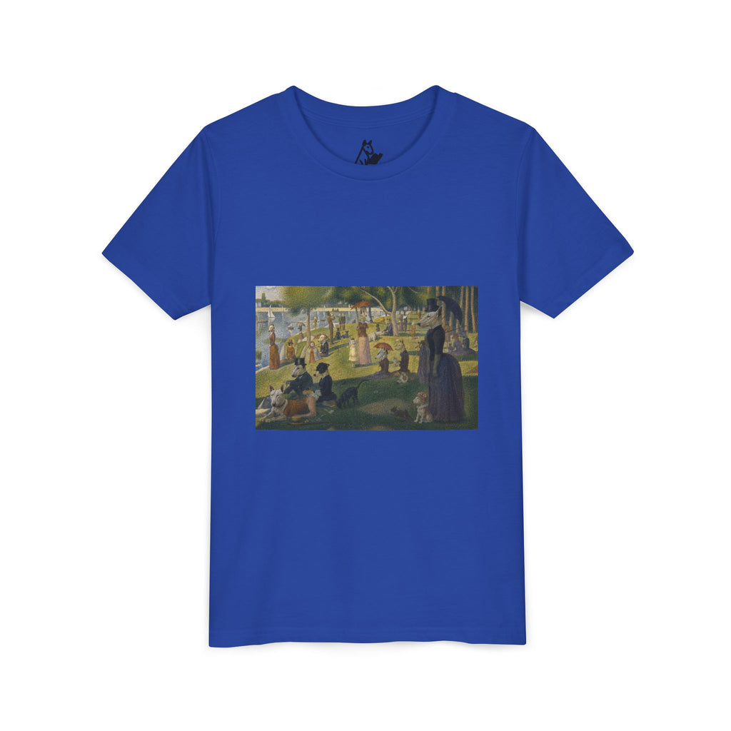 Bull Terrier A Sunday Afternoon on La Grande Jatte — after Georges Seurat, 1886 | Youth Tee