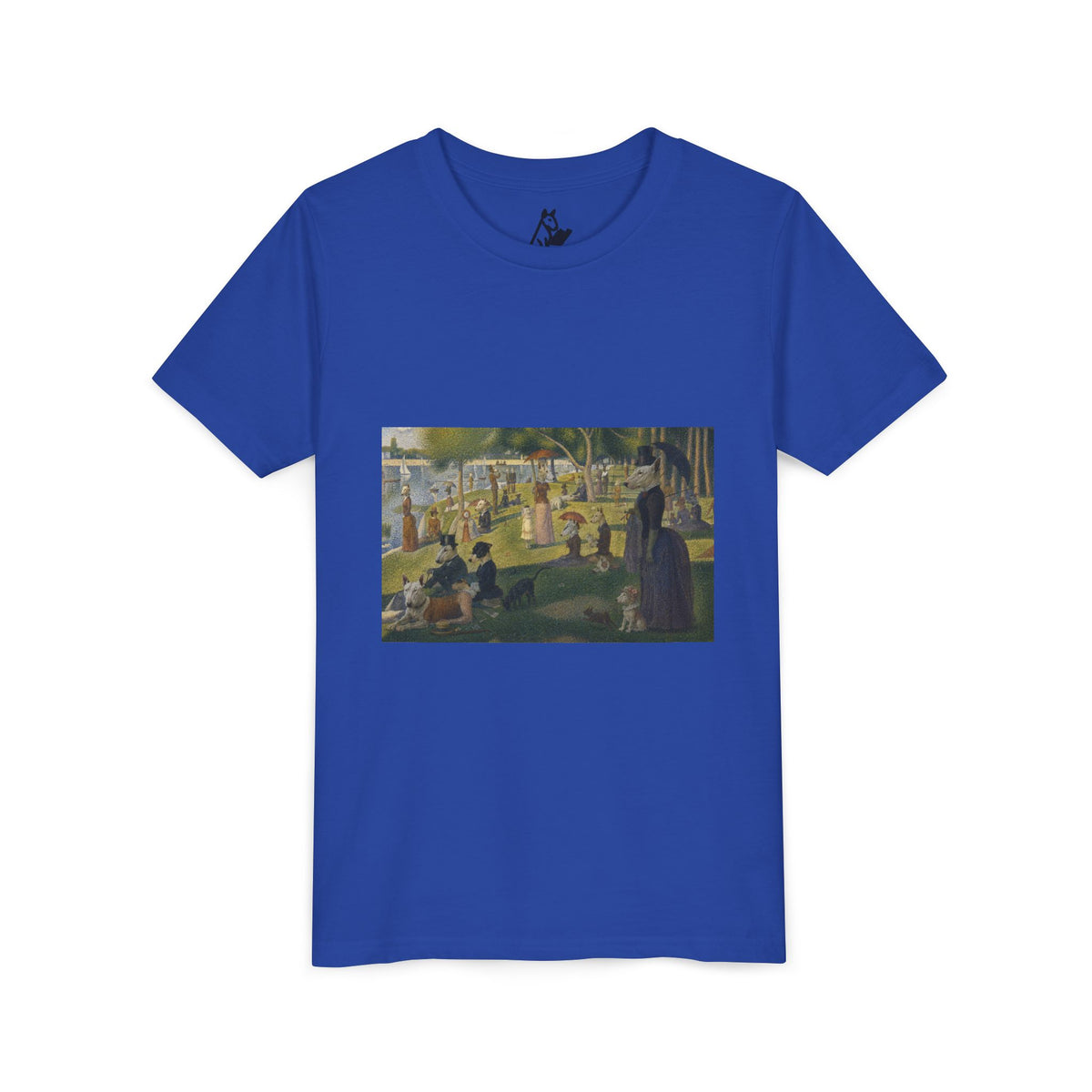 Bull Terrier A Sunday Afternoon on La Grande Jatte — after Georges Seurat, 1886 | Youth Tee