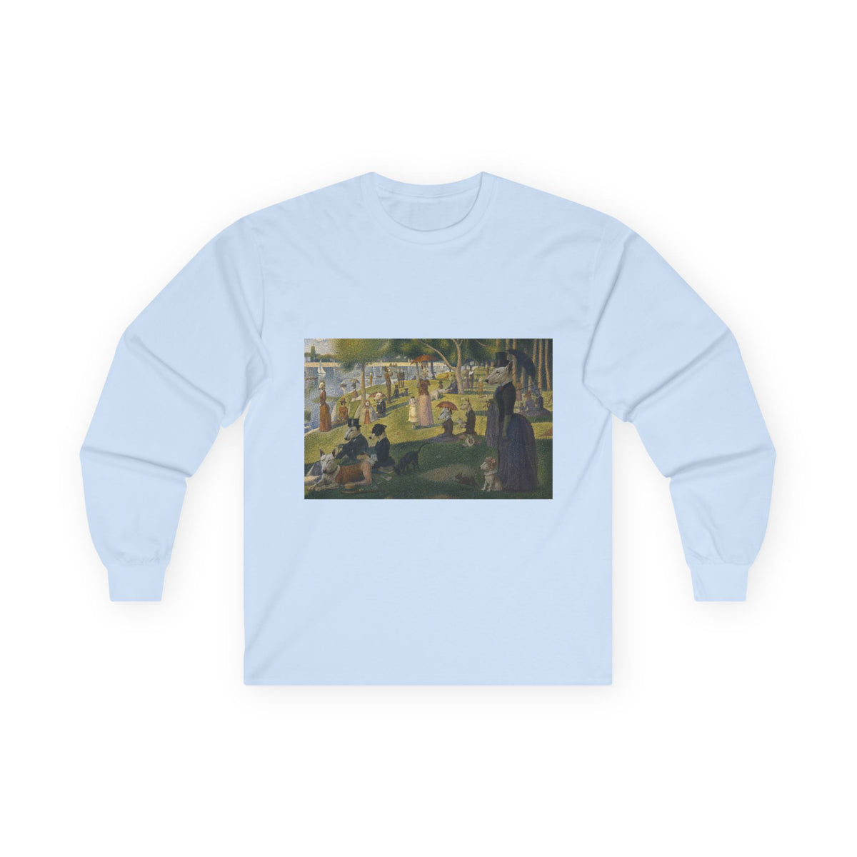 Bull Terrier A Sunday Afternoon on La Grande Jatte — after Georges Seurat, 1886 | Print