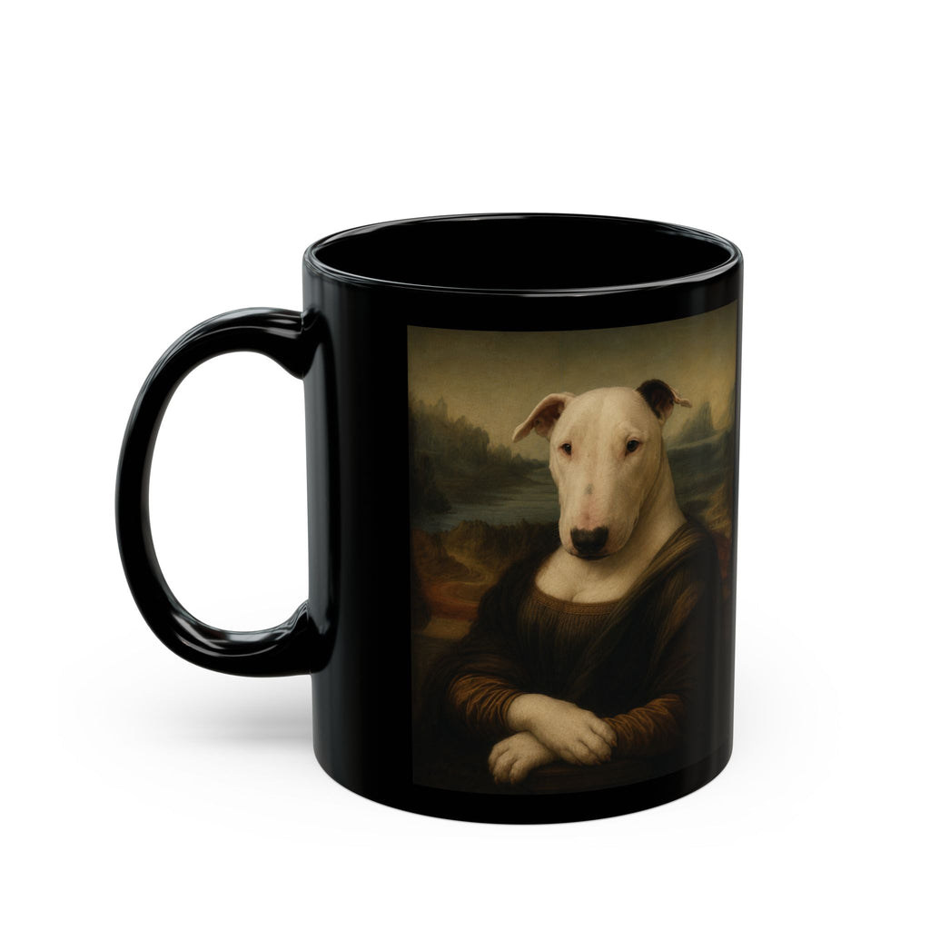 Bull Terrier Mona Lisa — after Leonardo da Vinci, c.1503 | Mug