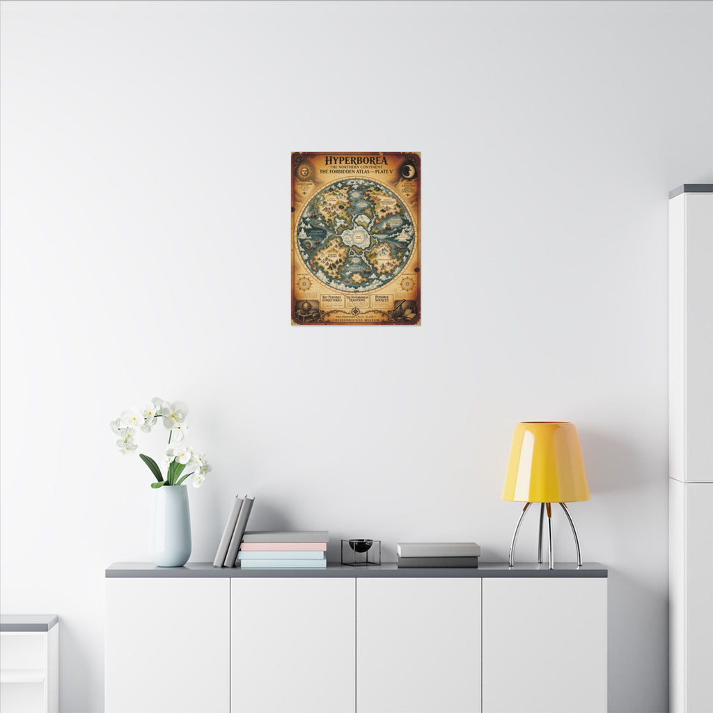 Hyperborea, The Forbidden Atlas Plate V | Canvas