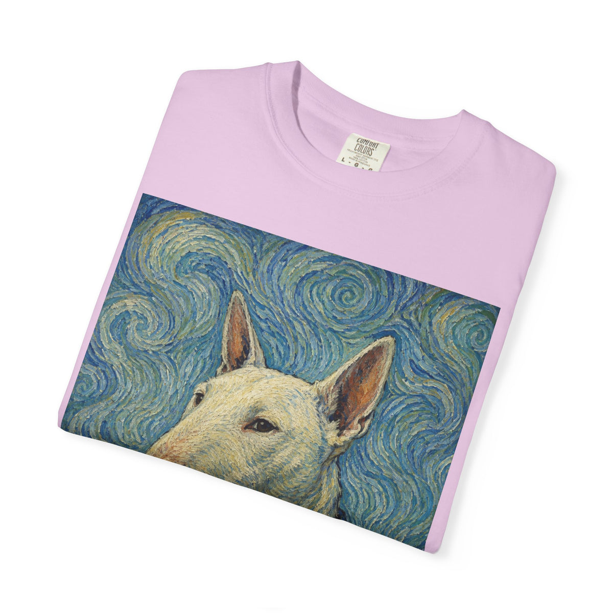 Bull Terrier Self-Portrait — after Vincent van Gogh, 1889 | Garment-Dyed Tee