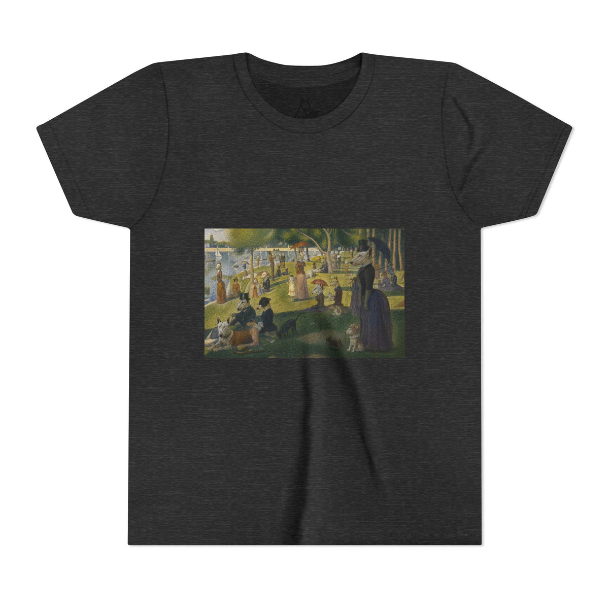 Bull Terrier A Sunday Afternoon on La Grande Jatte — after Georges Seurat, 1886 | Youth Tee