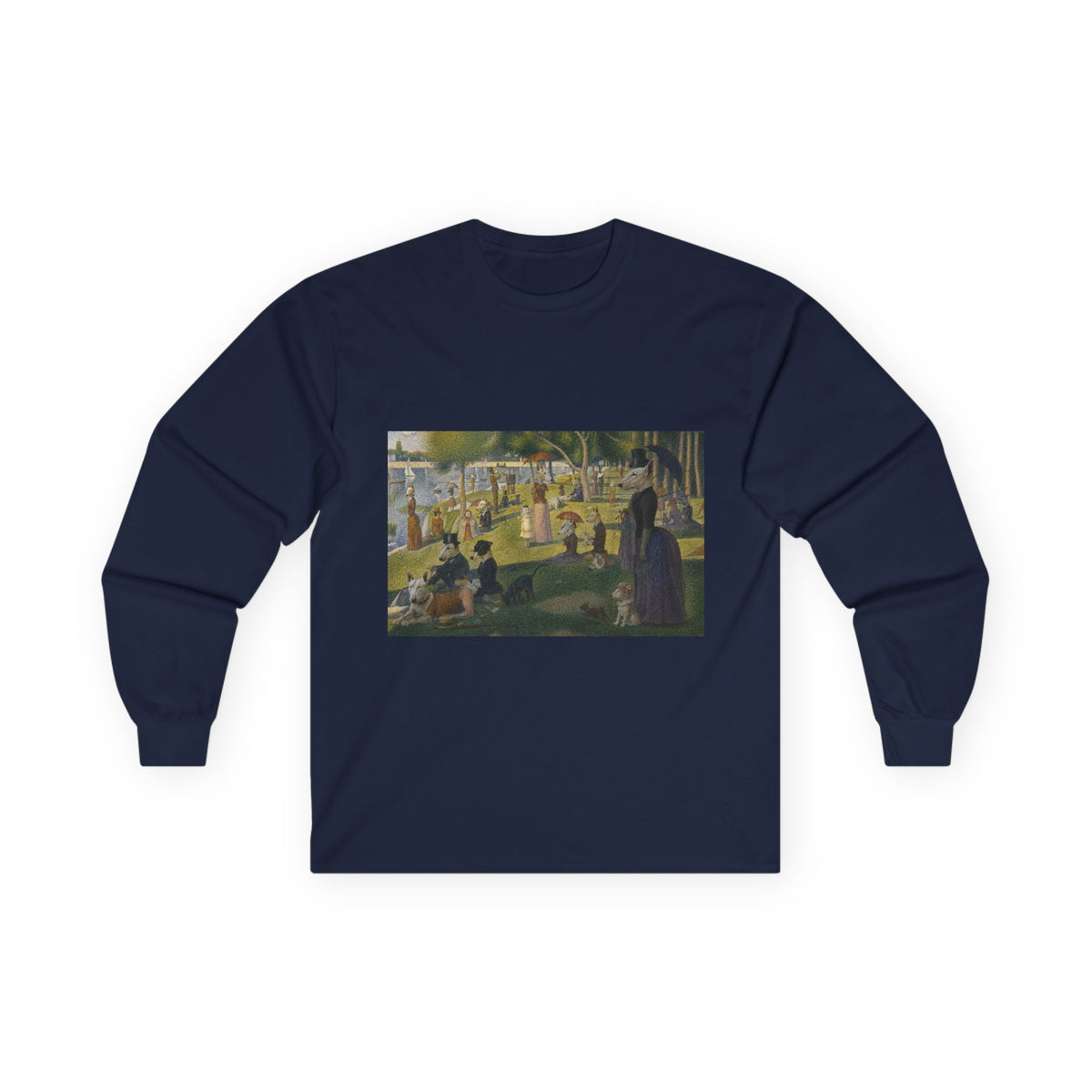 Bull Terrier A Sunday Afternoon on La Grande Jatte — after Georges Seurat, 1886 | Print