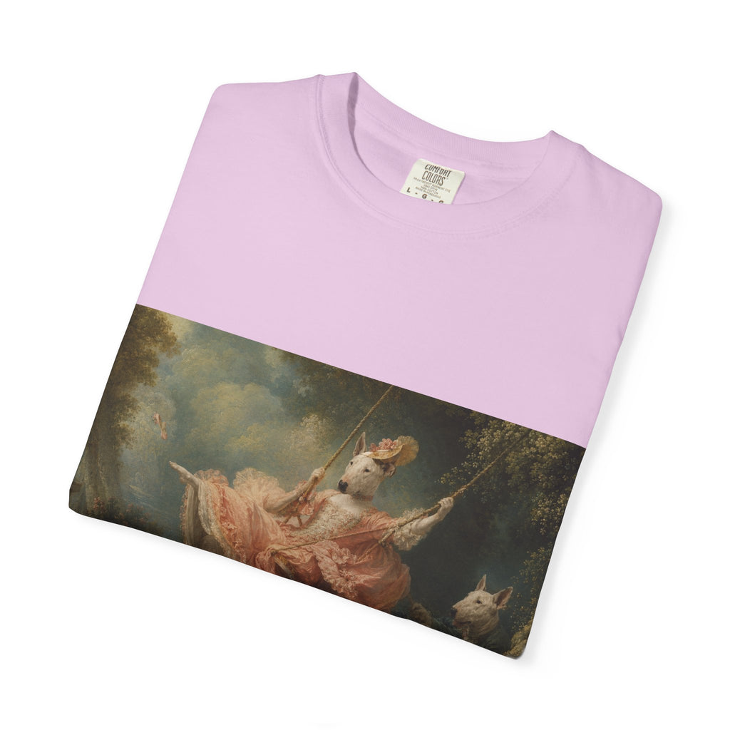 Bull Terrier The Swing — after Jean-Honore Fragonard, 1767 | Garment-Dyed Tee