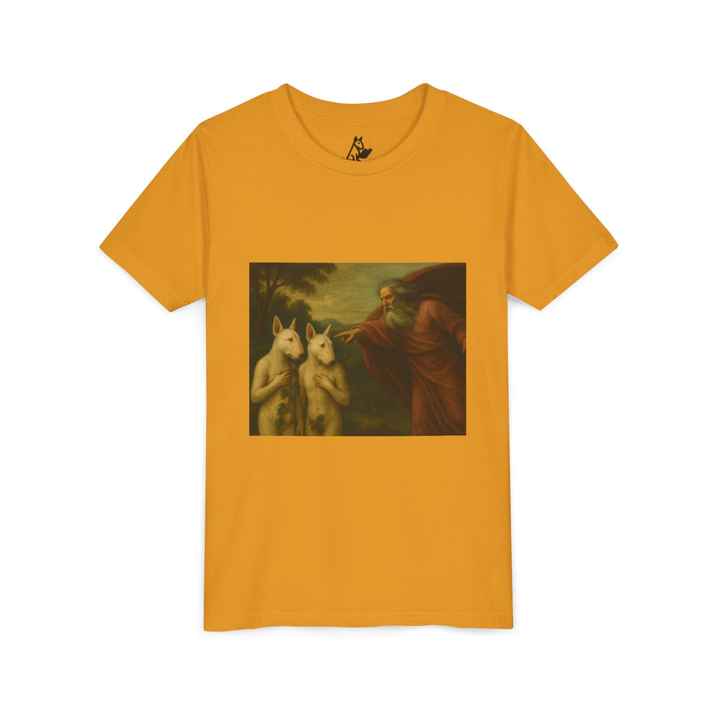 Bull Terrier The Rebuke of Adam and Eve — after Domenichino, 1626 | Youth Tee