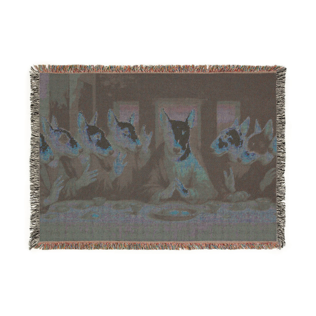 Bull Terrier The Last Supper — after Leonardo da Vinci, 1498 | Blanket