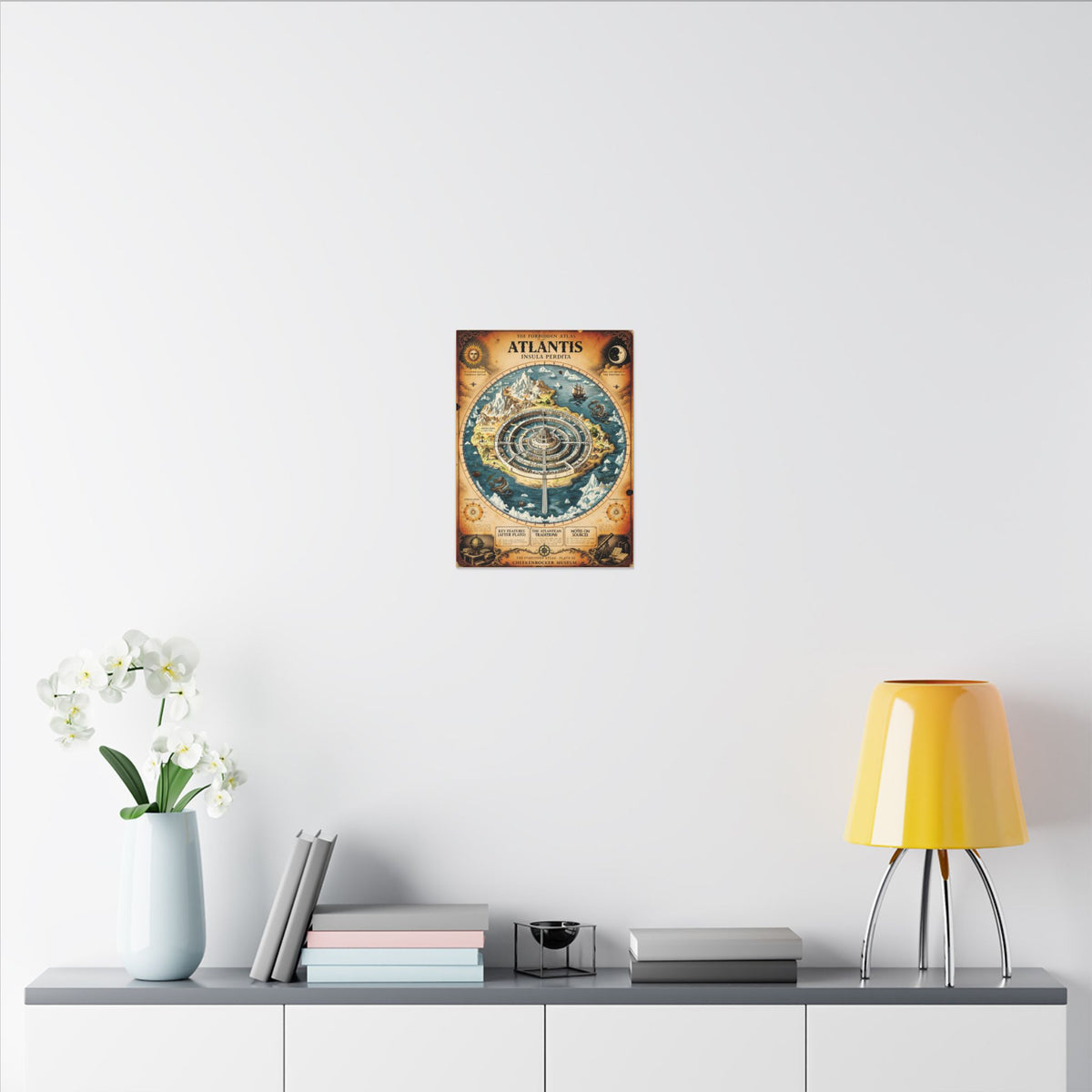 Atlantis, The Forbidden Atlas Plate III | Canvas