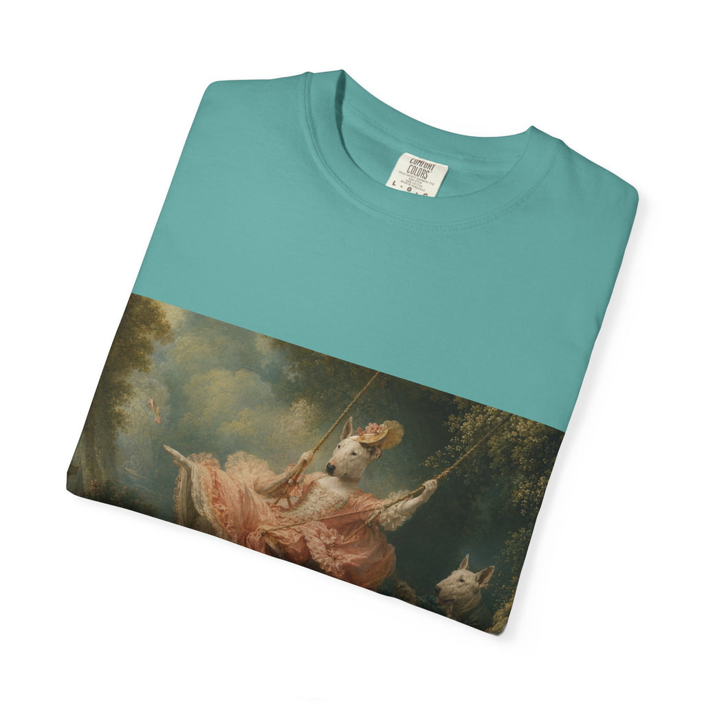 Bull Terrier The Swing — after Jean-Honore Fragonard, 1767 | Garment-Dyed Tee