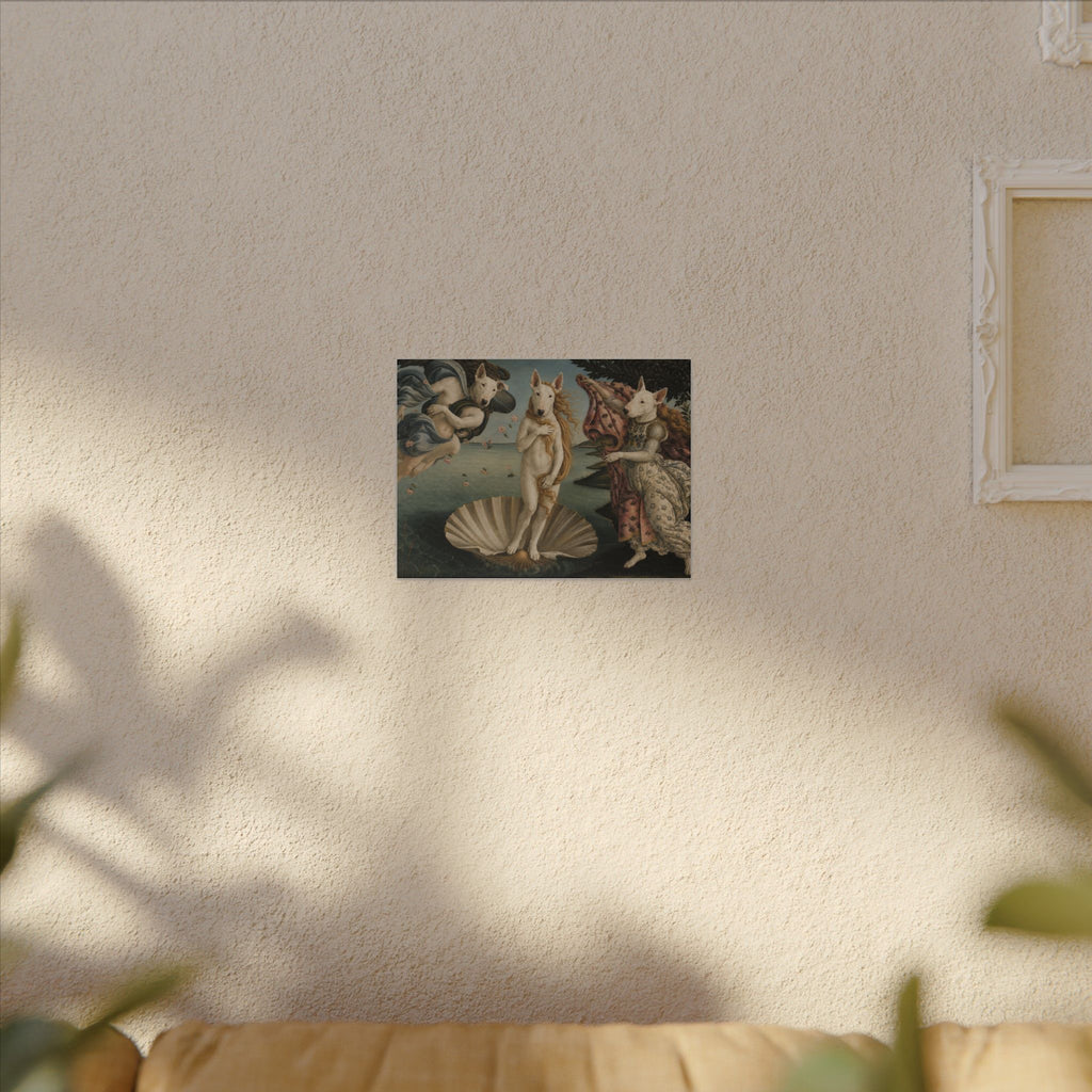 Bull Terrier The Birth of Venus — after Sandro Botticelli, c.1485 | Canvas