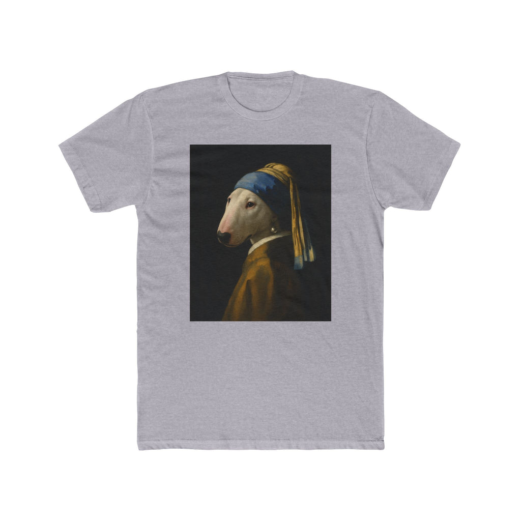 Bull Terrier Girl With A Pearl Earring — after Johannes Vermeer, c.1665 | Tee