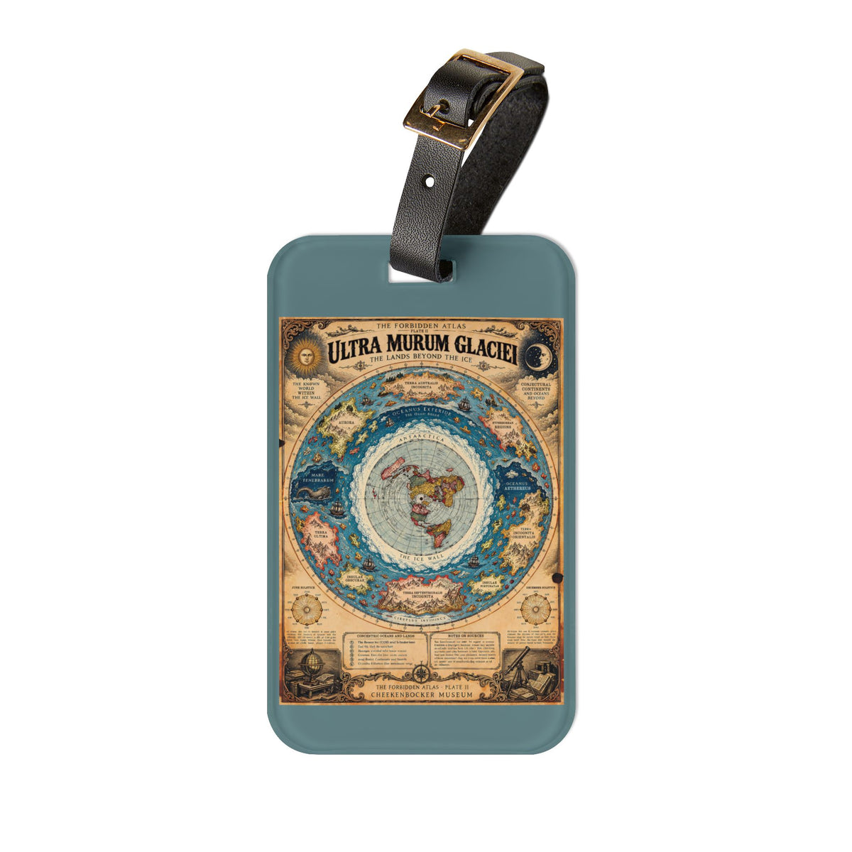 Ultra Murum Glaciei, The Forbidden Atlas Plate II | Luggage Tag