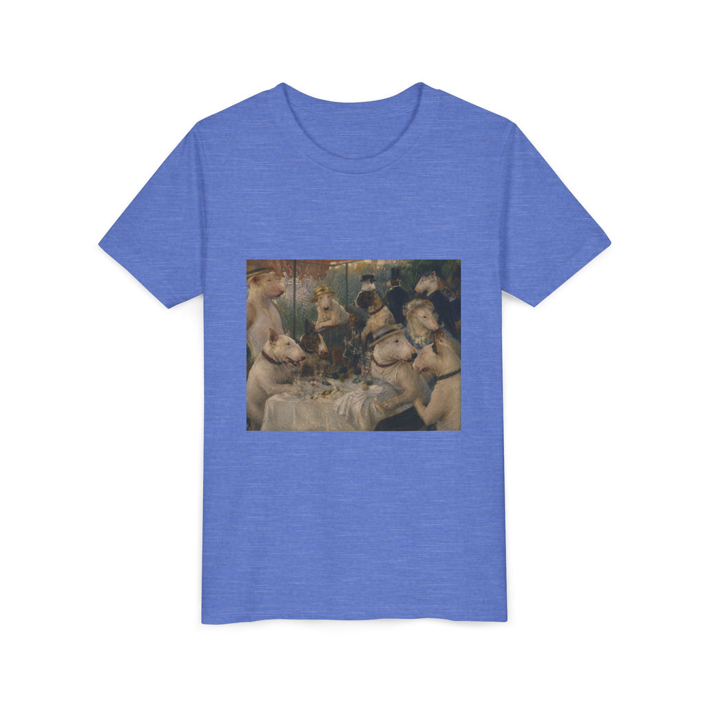 Bull Terrier Luncheon of the Boating Party — after Pierre-Auguste Renoir, 1881 | Youth Tee
