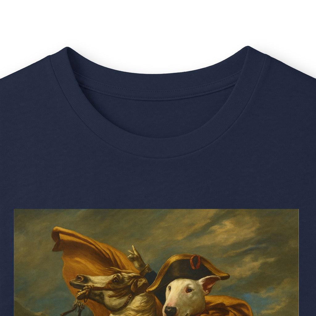 Bull Terrier Napoleon — after Jacques-Louis David, 1801 | Long Sleeve