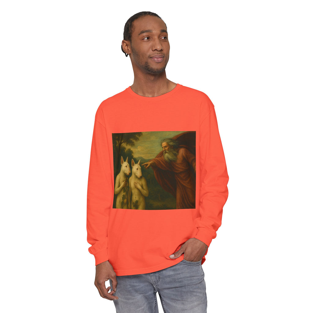 Bull Terrier The Rebuke of Adam and Eve — after Domenichino, 1626 | Long Sleeve