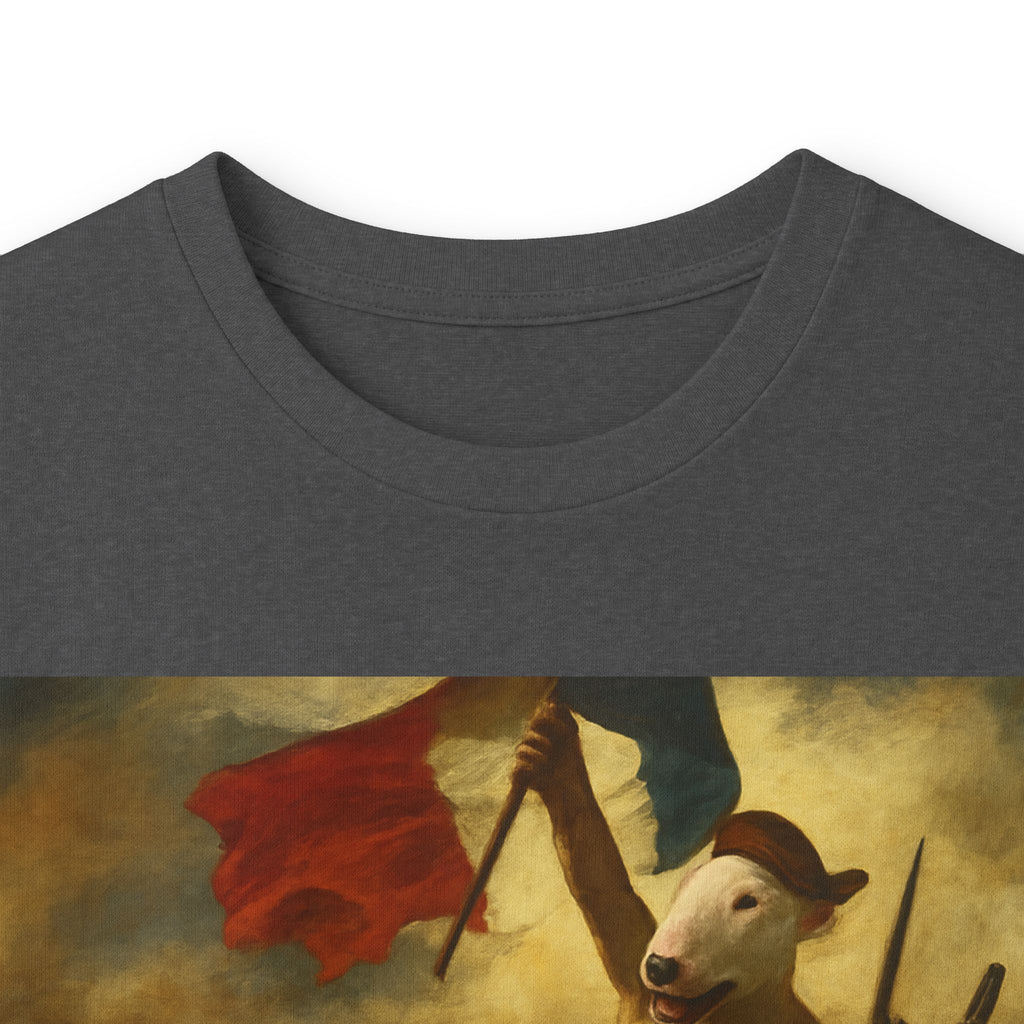 Bull Terrier Liberty Leading The People — after Eugene Delacroix, 1830 | Long Sleeve