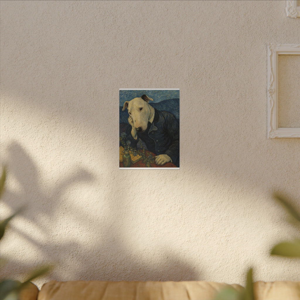 Bull Terrier Portrait of Doctor Gachet — after Vincent van Gogh, 1890 | Canvas