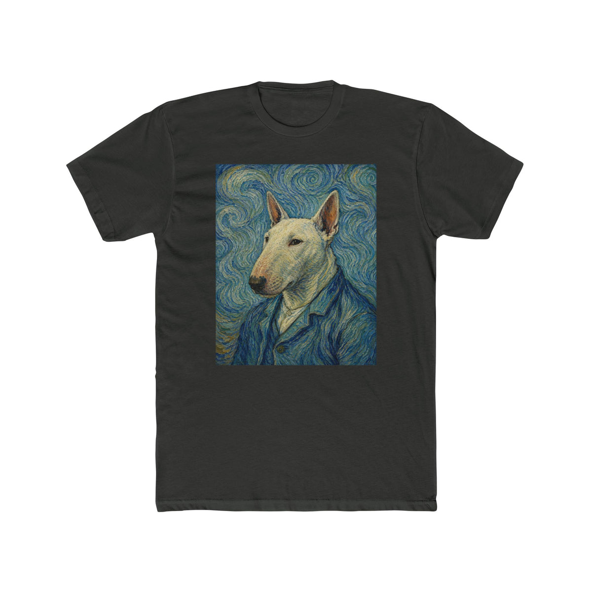 Bull Terrier Starry Night — after Vincent van Gogh, 1889 | Tee
