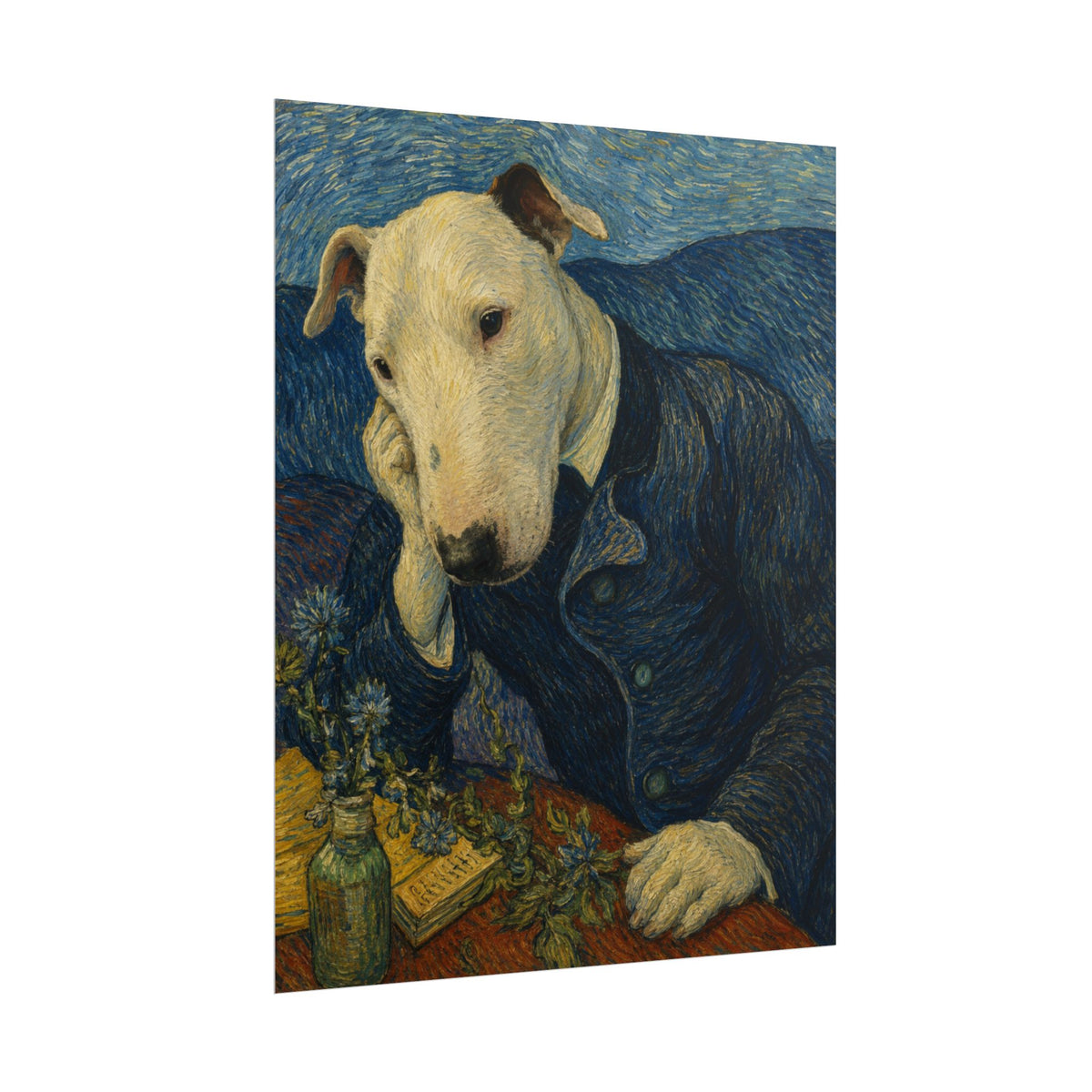 Bull Terrier Portrait Of Doctor Gachet — after Vincent van Gogh, 1890 | Print