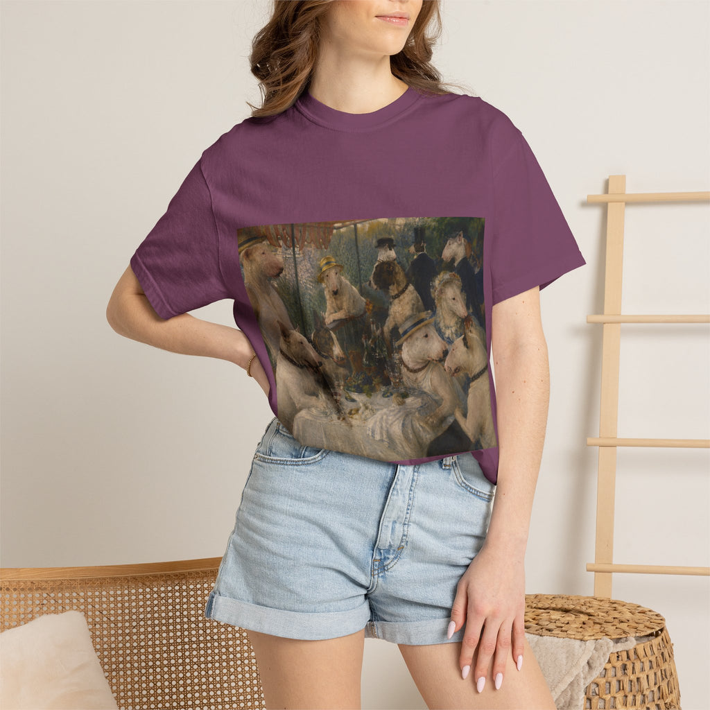 Bull Terrier Luncheon of the Boating Party — after Pierre-Auguste Renoir, 1881 | Garment-Dyed Tee