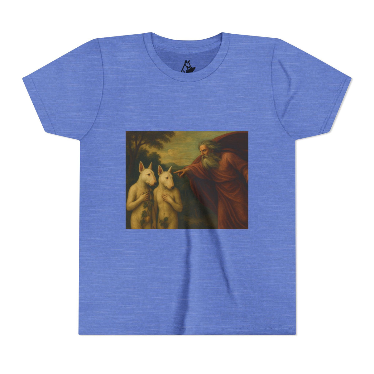 Bull Terrier The Rebuke of Adam and Eve — after Domenichino, 1626 | Youth Tee