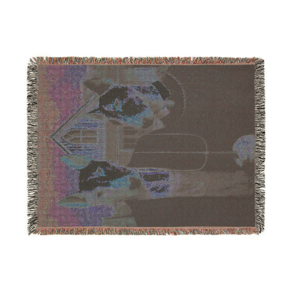 Bull Terrier American Gothic — after Grant Wood, 1930 | Blanket