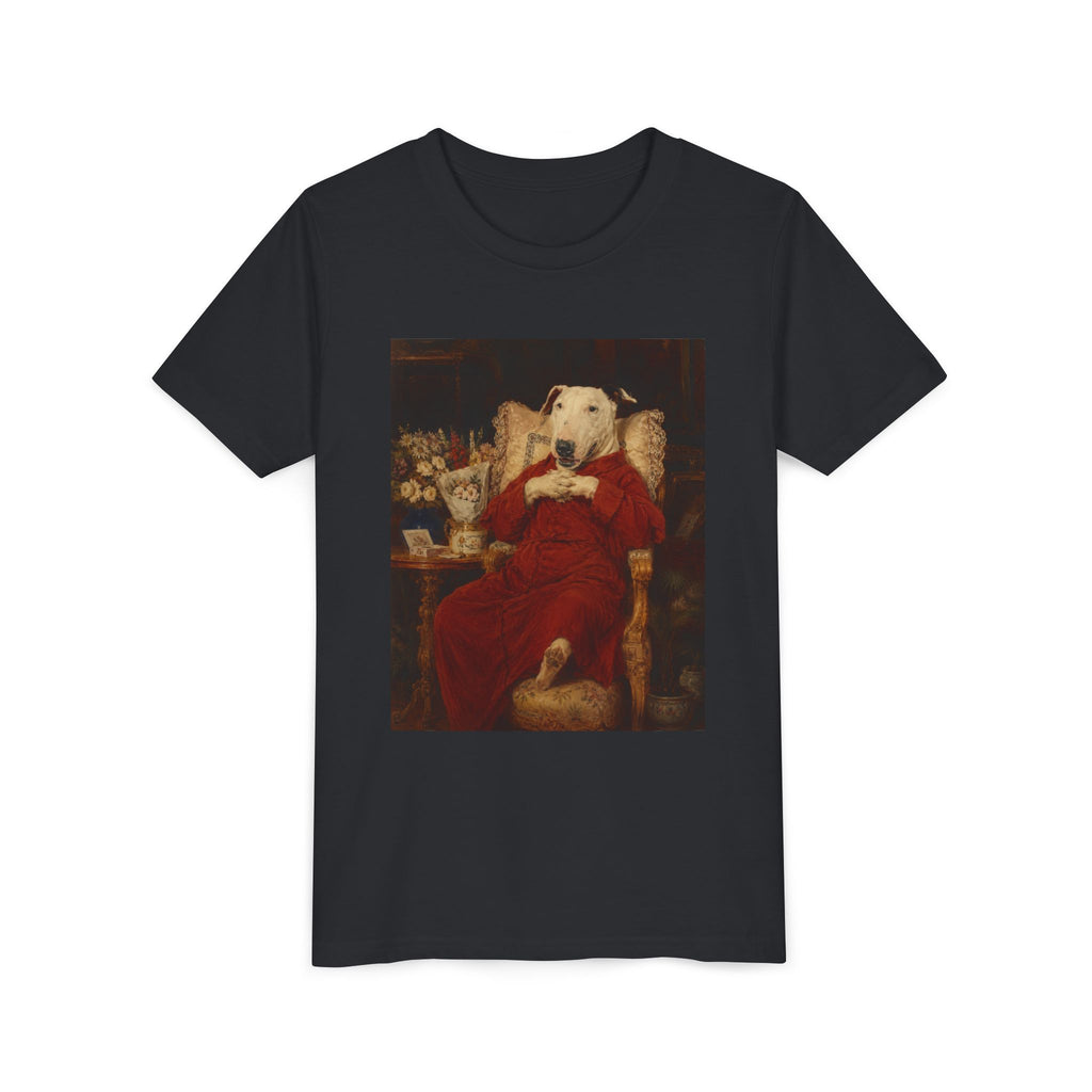 Bull Terrier A Happy Birthday — after Antonio Casanova y Estorach, c.1890 | Youth Tee