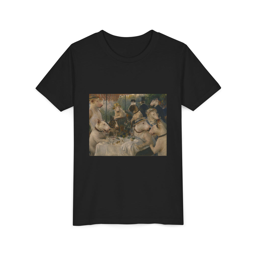 Bull Terrier Luncheon of the Boating Party — after Pierre-Auguste Renoir, 1881 | Youth Tee