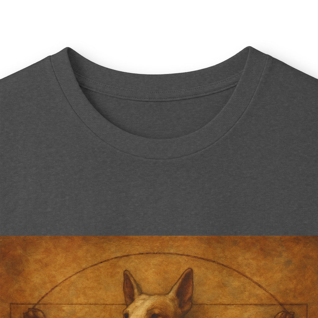 Bull Terrier Vitruvian Man — after Leonardo da Vinci, c.1490 | Long Sleeve